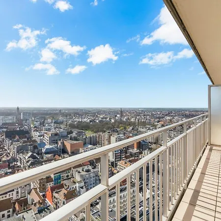 Skyline App 5p Met Prachtige Uitzichten & Terras Daire Oostende